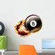 Pool ball shot Wall Decal