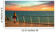 Sonnenuntergang, Kreuzfahrt, Schiff, Frau genießt den Urlaub Wall Mural