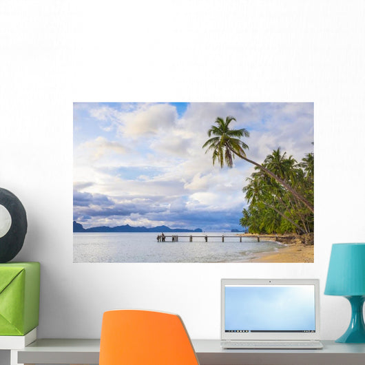 Palm Trees Dolarog Beach Wall Decal