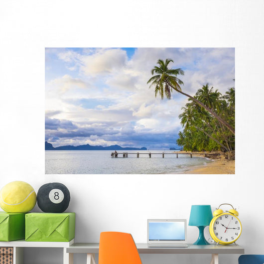 Palm Trees Dolarog Beach Wall Decal
