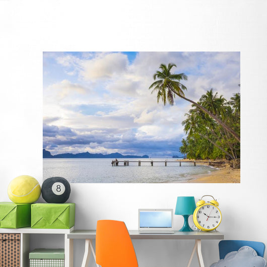 Palm Trees Dolarog Beach Wall Decal