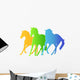 Horses Silhouettes Wall Decal
