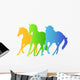 Horses Silhouettes Wall Decal