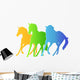Horses Silhouettes Wall Decal