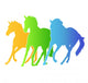 Horses Silhouettes Wall Decal