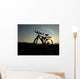 Trekkingfahrrad im Abendlicht Wall Mural