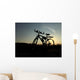 Trekkingfahrrad im Abendlicht Wall Mural