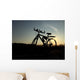 Trekkingfahrrad im Abendlicht Wall Mural