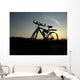 Trekkingfahrrad im Abendlicht Wall Mural