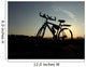 Trekkingfahrrad im Abendlicht Wall Mural
