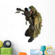 sniper in ghillie suit Wall Decal