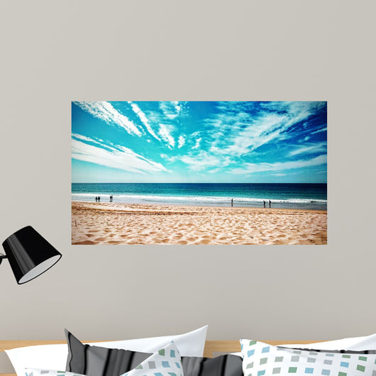One Day at the Beach Wall Mural