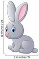 Cute rabbit cartoon Wall Decal