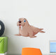 Cartoon walrus Wall Decal