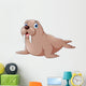 Cartoon walrus Wall Decal