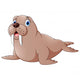 Cartoon walrus Wall Decal