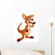 Cute Kangaroo Cartoon Wall Decal