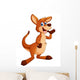 Cute Kangaroo Cartoon Wall Decal