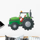 Green Farm Tractor Wall Decal
