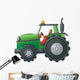 Green Farm Tractor Wall Decal