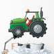 Green Farm Tractor Wall Decal