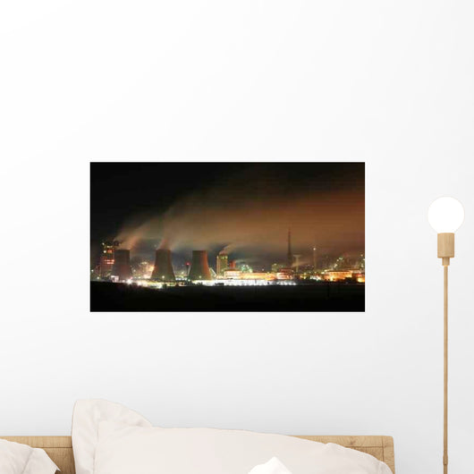 Factory Night Wall Decal