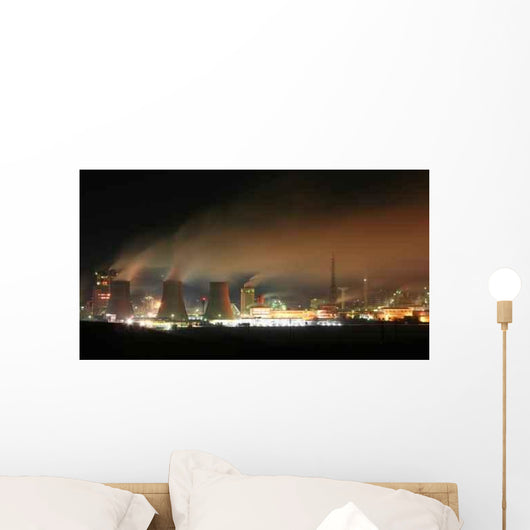 Factory Night Wall Decal