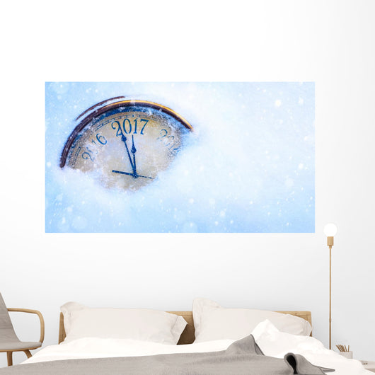 Art 2017 Happy New Wall Decal