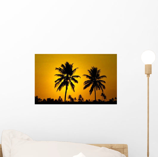 Tropical Sunset Wall Decal Design 5