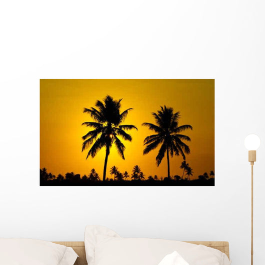 Tropical Sunset Wall Decal Design 5