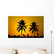 Tropical Sunset Wall Decal Design 5