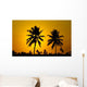 Tropical Sunset Wall Decal Design 5