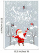 Santa and bullfinches Wall Mural
