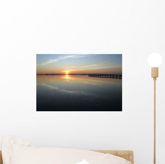 Sunset Lake Wall Decal