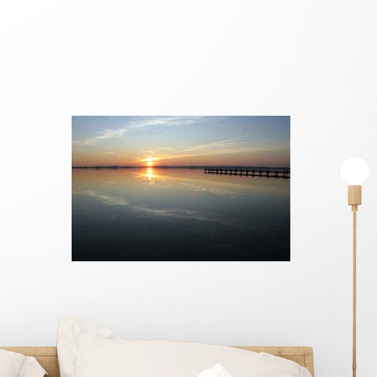 Sunset Lake Wall Decal