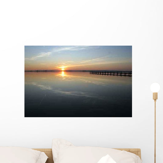Sunset Lake Wall Decal