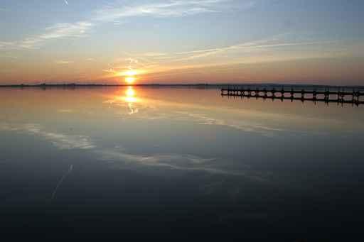 Sunset Lake Wall Decal