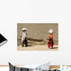 Walk Afghan Children Kabul Wall Decal