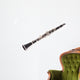 Clarinet on white Wall Decal