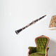 Clarinet on white Wall Decal