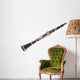 Clarinet on white Wall Decal
