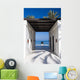 Beautiful Modern Construction Next to the Beach Wall Mural