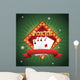 cards of poker icon. Casino and las vegas theme. Colorful design. Vector illustration Wall Mural
