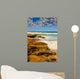 Waves Splashing Rocks Wall Decal