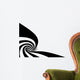 Abstract spiral Wall Decal