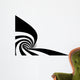 Abstract spiral Wall Decal