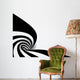 Abstract spiral Wall Decal