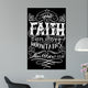 Our Faith Can Move Wall Decal