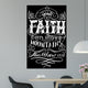 Our Faith Can Move Wall Decal