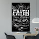 Our Faith Can Move Wall Decal